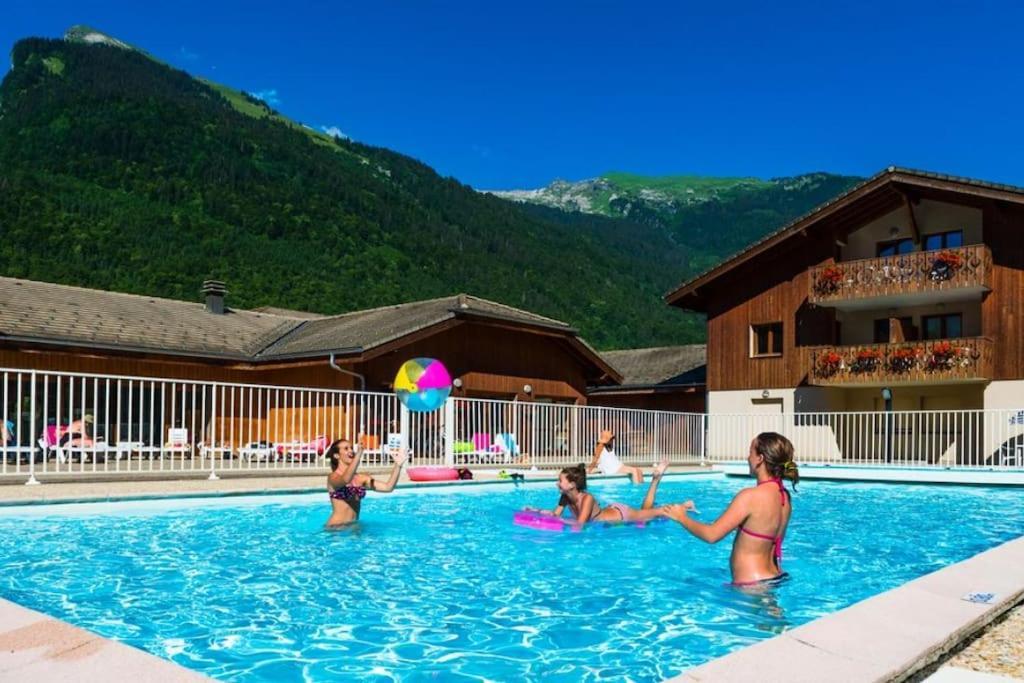 Appartement Rez-De-Chaussee, Cosy T3 4 A 6 Pers Avec Piscines Interieure & Exterieure A Samoens En Haute-Savoie Esterno foto